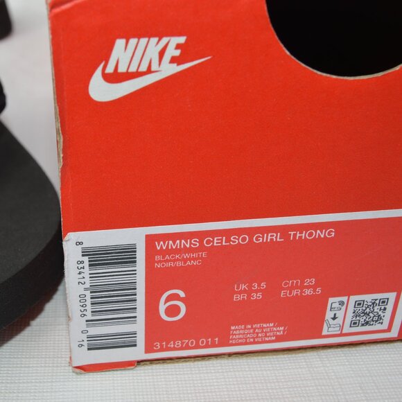 Nike Women's Celso Girl Black Size 6 (New) - Picture 8 of 9
